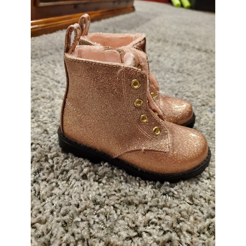 Girls‎ h&m pink sparkly boots 6.5 toddler